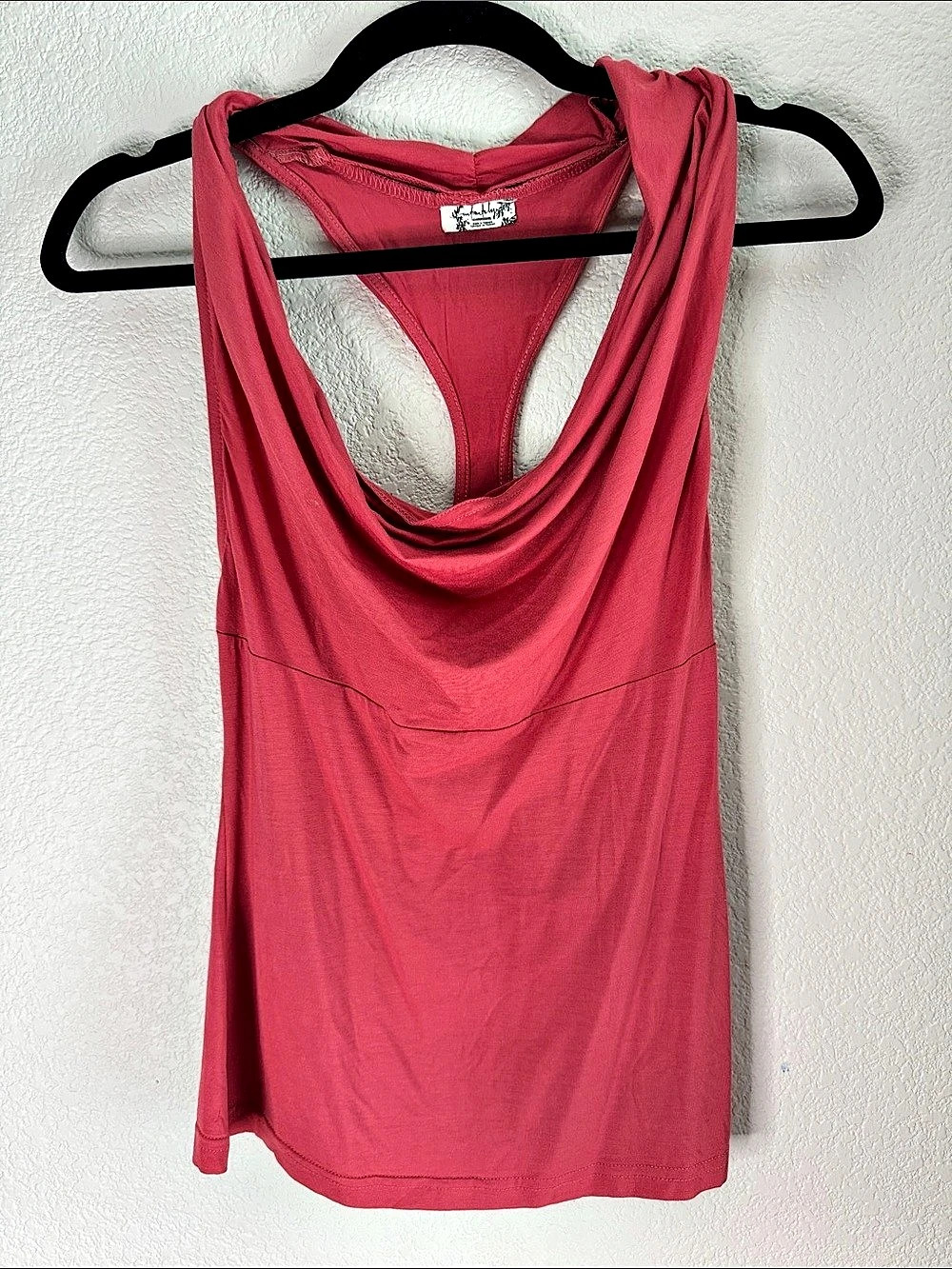 Free People Intimately light weight cowl neck racerback tank - sz sm